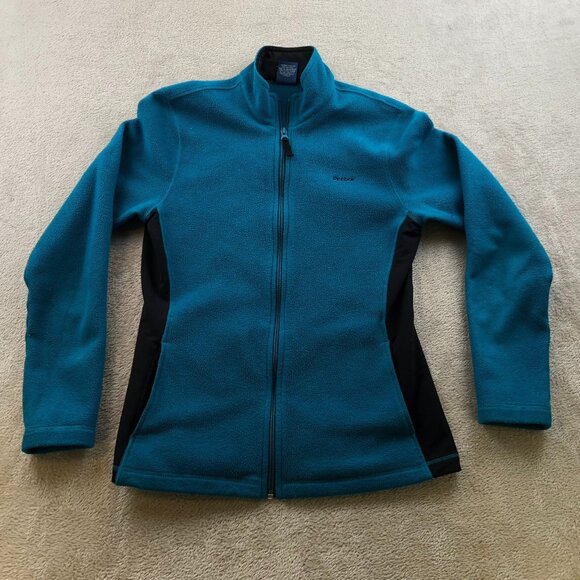 Reebok Womens Jacket Medium Fleece Full-Zip Winter Stand Up Collar Outdoors - Picture 9 of 10